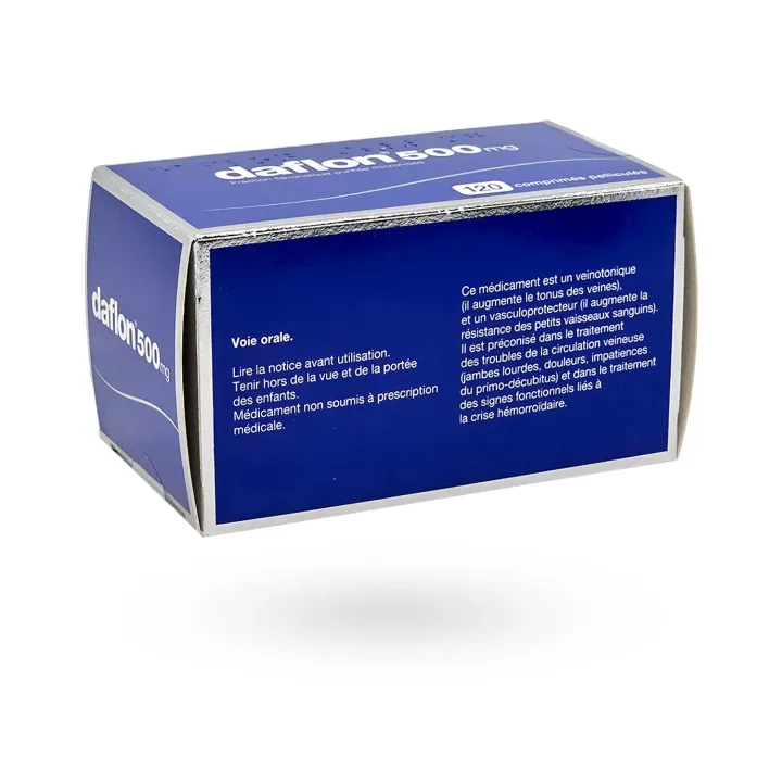 Daflon 500 mg troubles veineux 120 comprimés | Pharmacie en ligne