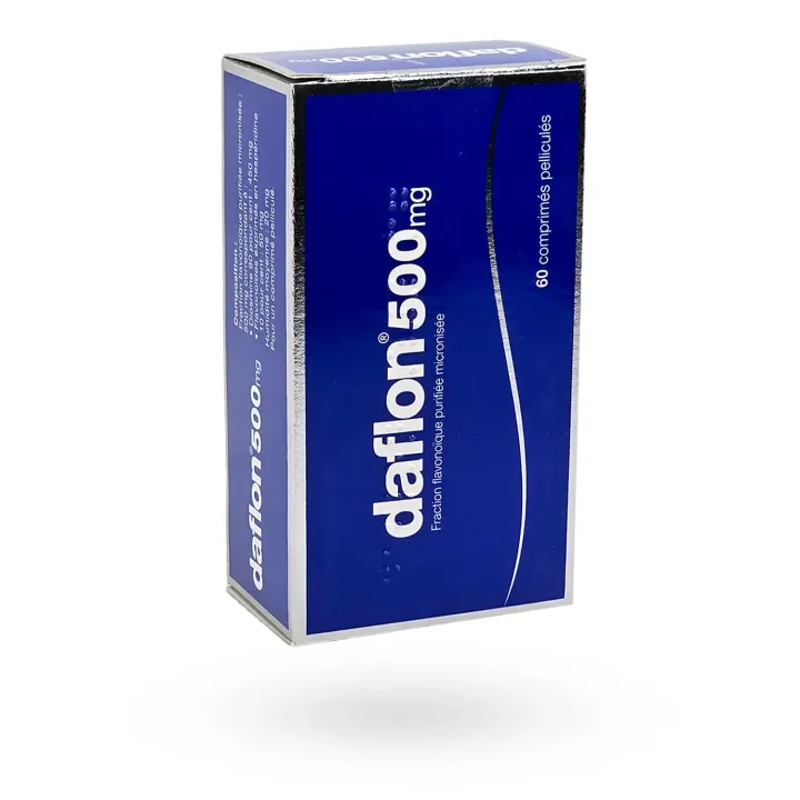 Daflon 500 mg 60 comprimés troubles veineux | Pharmacie en ligne