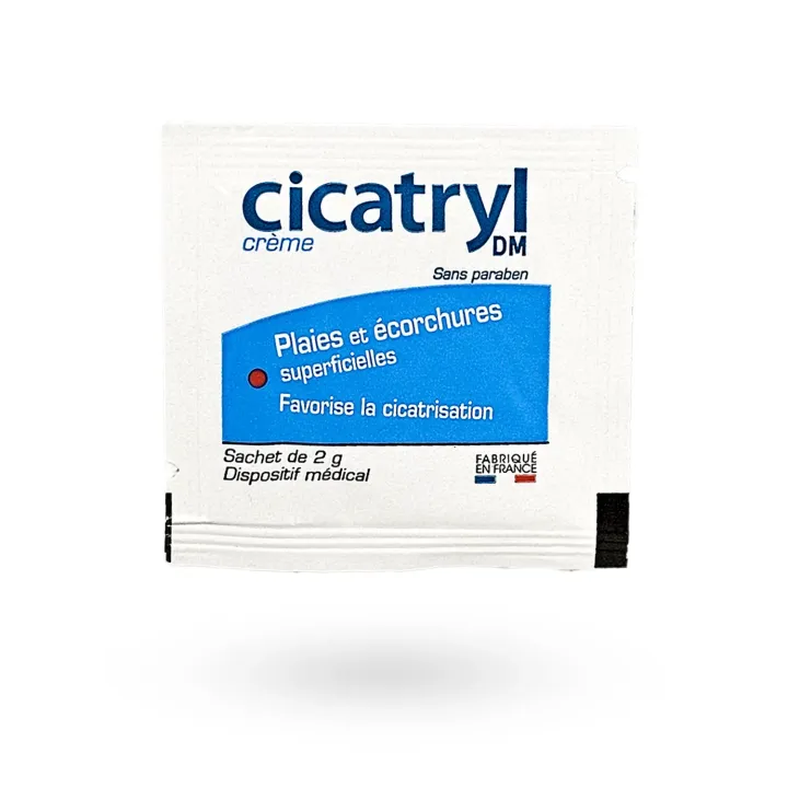 Cicatryl DM – Crème cicatrisante plaies superficielles (10 sachets) | Pharmacie en ligne