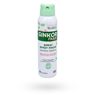 Ginkor Frais spray effet froid jambes légères 125 ml