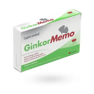 Ginkor Mémo capital cérébral 60 capsules