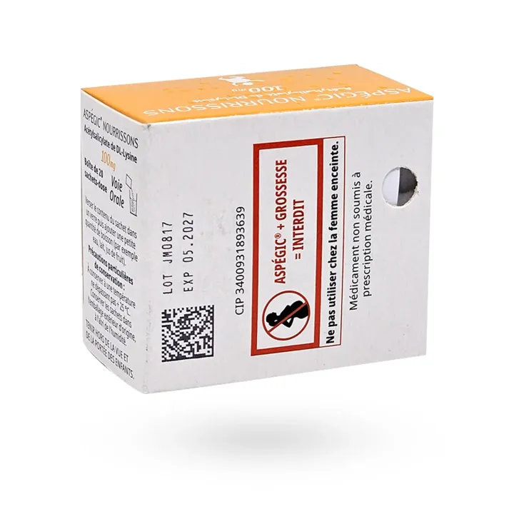 Aspégic Nourrissons 100 mg – Douleur et Fièvre Enfant | Pharmacie en ligne