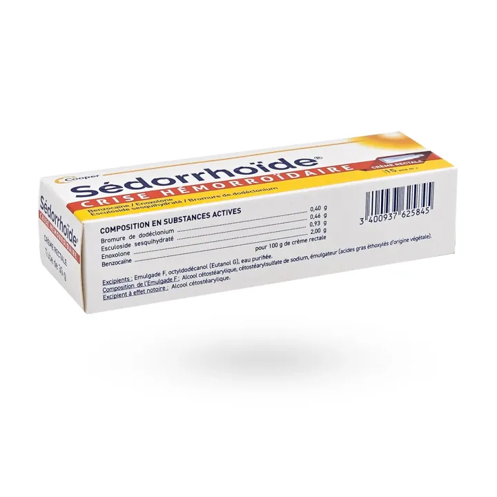 Sédorrhoïde crème hémorroïdes 30 g - Crise hémorroïdaire | Pharmacie en ligne