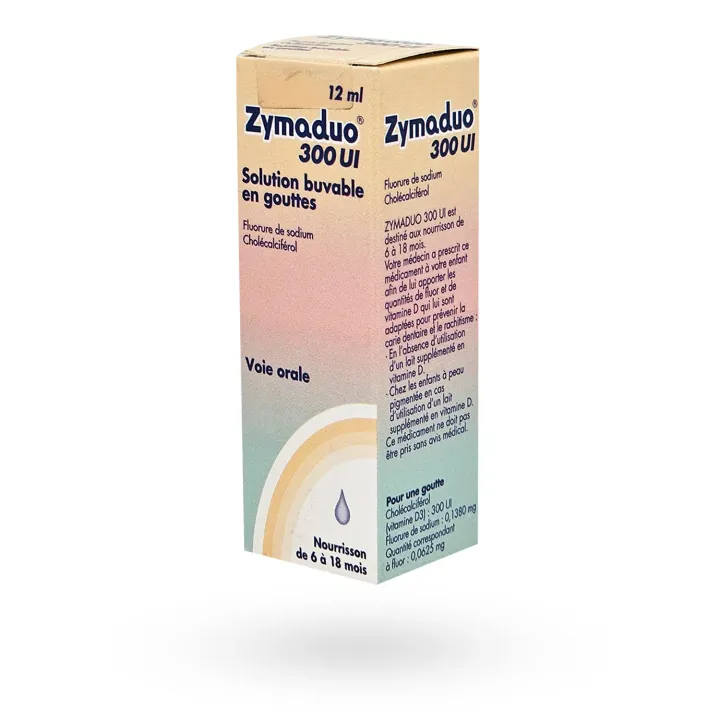 Zymaduo 300 UI nourrissons – Vitamine D3 et fluor bébé | Pharmacie en ligne