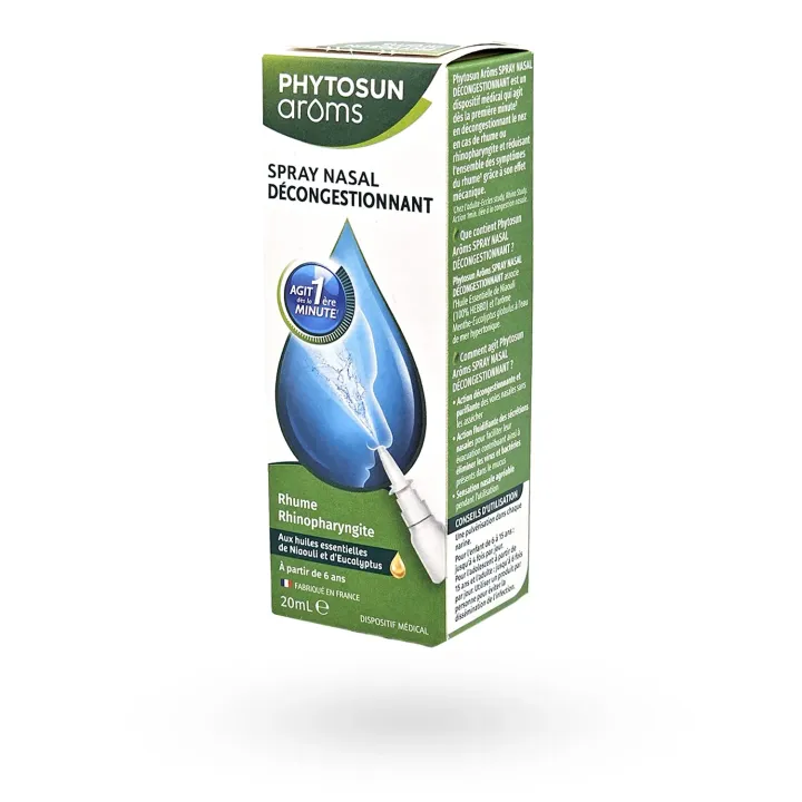 Spray nasal décongestionnant Phytosun Arôms 20 ml | Pharmacie en ligne