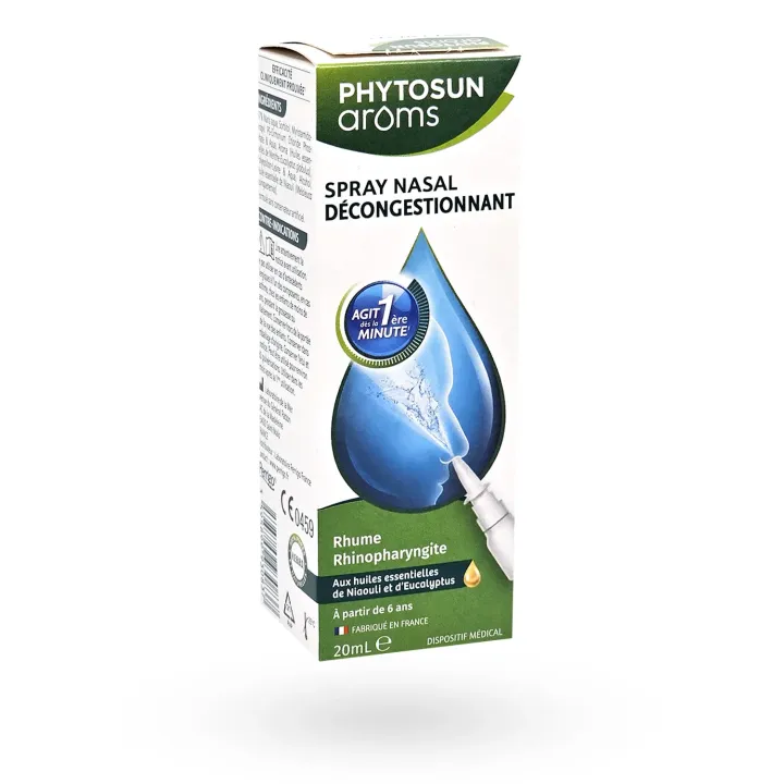 Spray nasal décongestionnant Phytosun Arôms 20 ml | Pharmacie en ligne