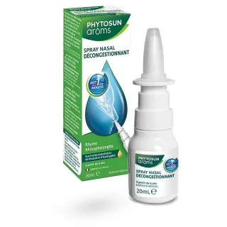 Spray nasal décongestionnant Phytosun Arôms spray 20 ml