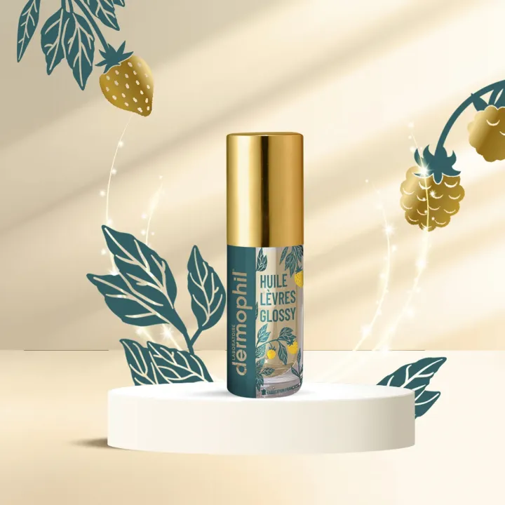 Dermophil Huile Lèvres Glossy 5 ml – Nutrition, protection et brillance naturelle | Pharmacie en ligne