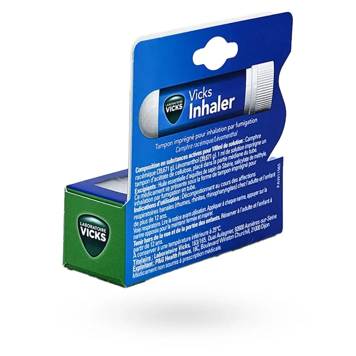 Vicks Inhaler tampon imprégné – Décongestionnant nasal efficace contre le rhume | Pharmacie en ligne