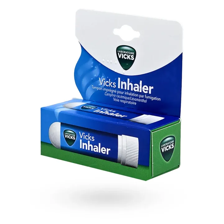 Vicks Inhaler tampon imprégné – Décongestionnant nasal efficace contre le rhume | Pharmacie en ligne
