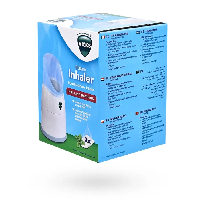 Vicks Steam Inhaler – Inhalateur vapeur avec VapoPads | Pharmacie en ligne