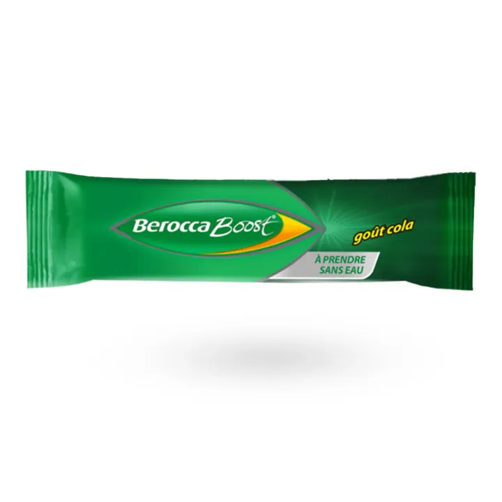 Berocca Boost Effet Coup de Fouet cola – Sticks énergie caféine & vitamines | Pharmacie en ligne