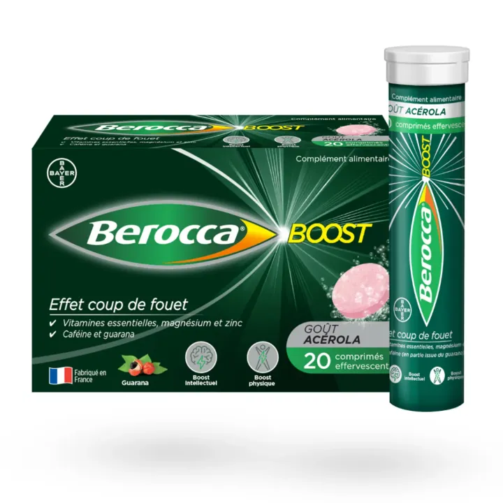 Berocca Boost Guarana & Vitamines B, C – Complément alimentaire énergie et concentration | Pharmacie en ligne