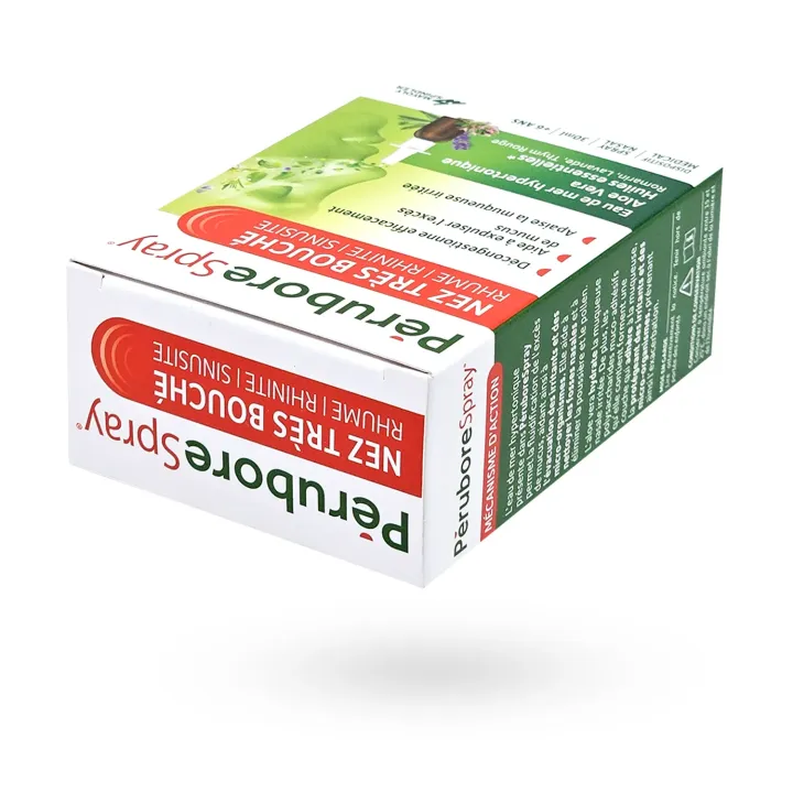 Pérubore Spray Nez très bouché 30 ml – Décongestionnant nasal rhume, rhinite, sinusite | Pharmacie en ligne