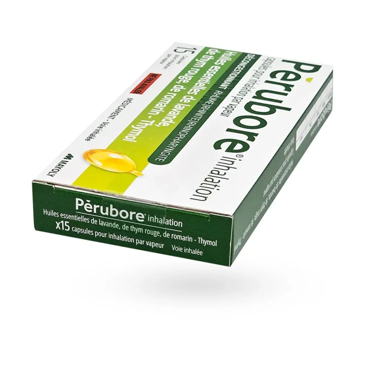 Pérubore Inhalation – Capsules pour inhalation par vapeur rhume et nez bouché | Pharmacie en ligne