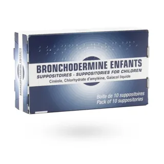 Bronchodermine enfants 10 suppositoires