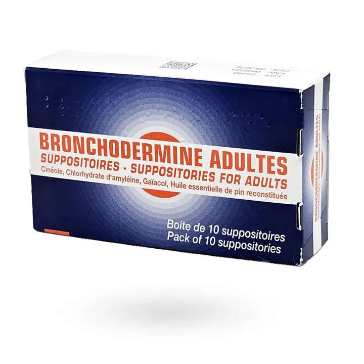 Bronchodermine Adultes 10 suppositoires – Affections bronchiques aiguës | Pharmacie en ligne