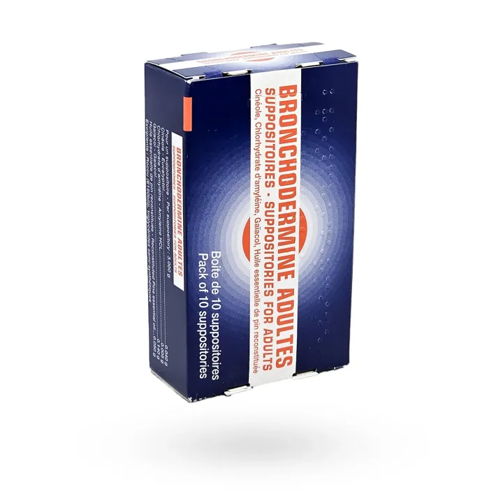 Bronchodermine Adultes 10 suppositoires – Affections bronchiques aiguës | Pharmacie en ligne