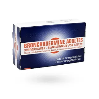 Bronchodermine adultes 10 suppositoires