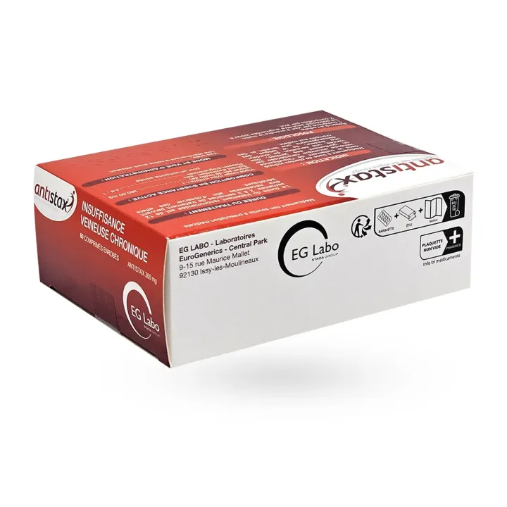Antistax 360 mg – Insuffisance veineuse chronique et jambes lourdes | Pharmacie en ligne