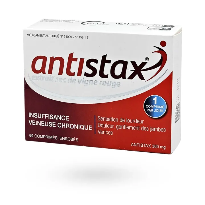 Antistax 360 mg – Insuffisance veineuse chronique et jambes lourdes | Pharmacie en ligne