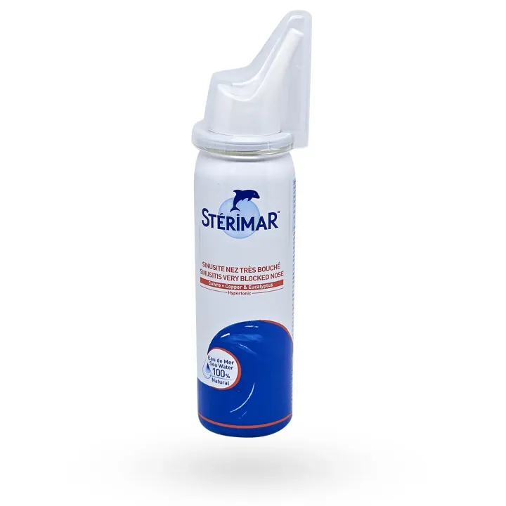 Stérimar Sinusite Nez Très Bouché 50 ml – Spray nasal hypertonique décongestionnant | Pharmacie en ligne