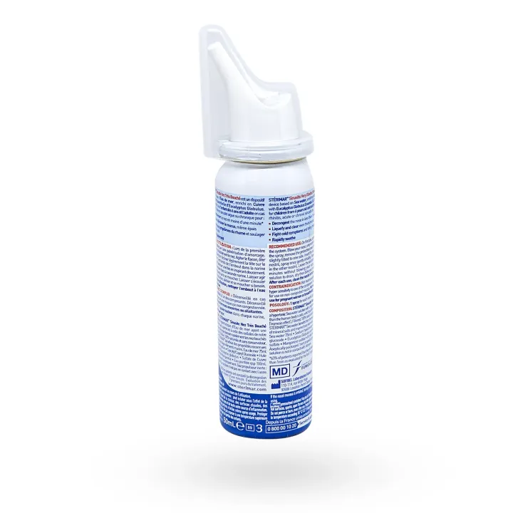 Stérimar Sinusite Nez Très Bouché 50 ml – Spray nasal hypertonique décongestionnant | Pharmacie en ligne