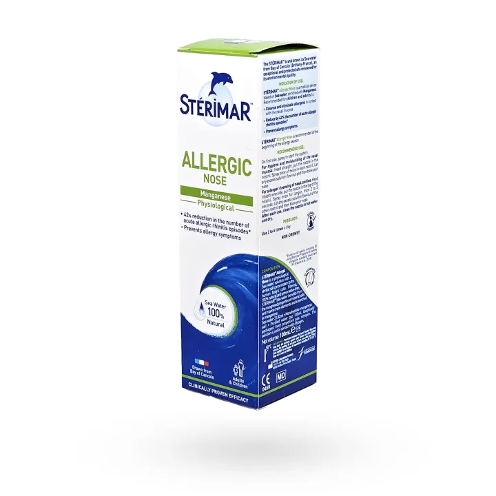 Stérimar nez allergique Manganèse physiologique 100 ml | Pharmacie en ligne