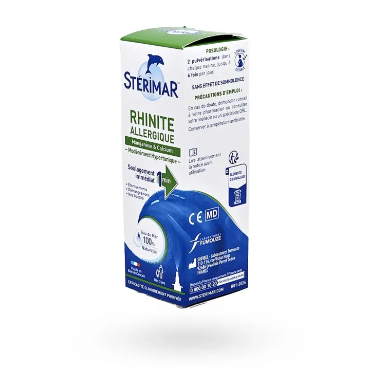 Stérimar Rhinite Allergique Hypertonique 20 ml – Spray nasal anti-allergie | Pharmacie en ligne