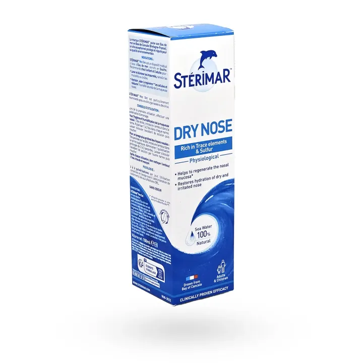 Stérimar Nez Sec Physiologique 100 ml – Spray nasal hydratant au soufre | Pharmacie en ligne