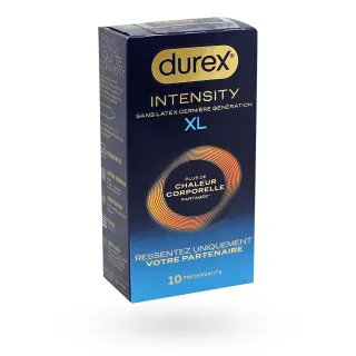 Durex Intensity XL préservatifs sans latex | Plus de chaleur corporelle