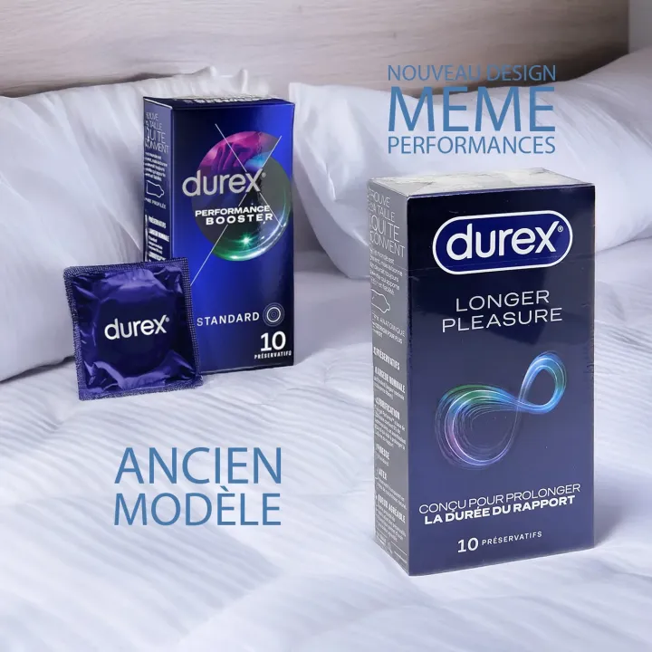 Durex Longer Pleasure – Préservatifs retardants avec gel Performa | Pharmacie en ligne