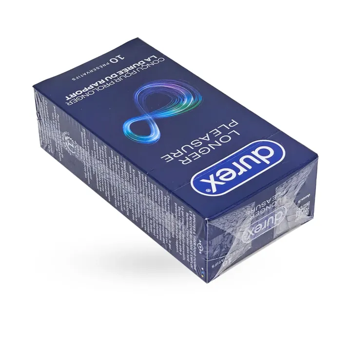 Durex Longer Pleasure – Préservatifs retardants avec gel Performa | Pharmacie en ligne