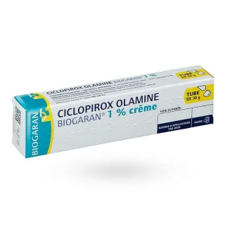 Ciclopirox Olamine 1% Biogaran crème 30 g