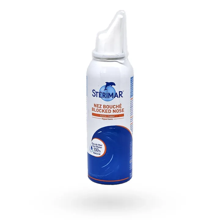 Stérimar Nez bouché Cuivre hypertonique 100 ml – Spray nasal décongestionnant | Pharmacie en ligne