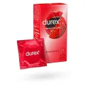 Durex Sexy Fraise préservatifs standards goût fraise 12 préservatifs