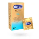 Durex Nude XL préservatifs larges sensations maximales 10 préservatifs