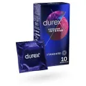 Durex Orgasm'Intense préservatifs avec gel stimulant vaginal 10 préservatifs