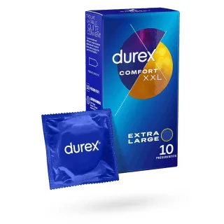 Durex Comfort XXL préservatifs extra larges et extra longs 10 préservatifs