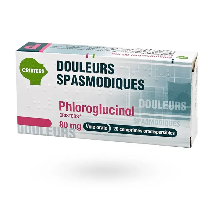 Phloroglucinol Cristers 80 mg 20 comprimés orodispersibles antispasmodique | Pharmacie en ligne