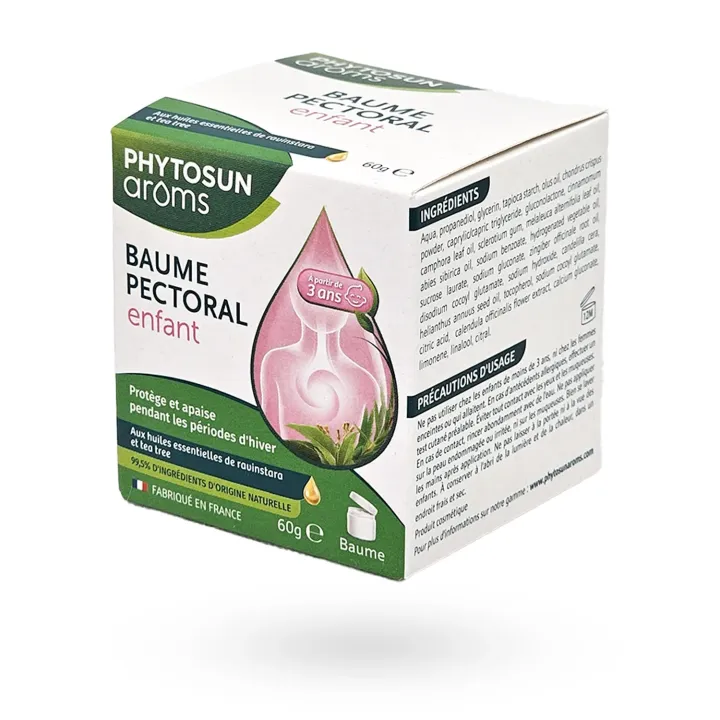 Baume pectoral enfant Phytosun arôms 60 g | Pharmacie en ligne