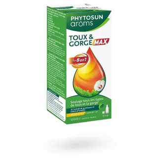 Sirop toux et gorge MAX Phytosun arôms 8 en 1 arôme citron 120 ml