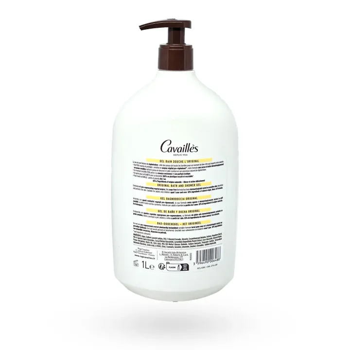 Cavaillès gel bain douche L’Original 1 litre | Pharmacie en ligne