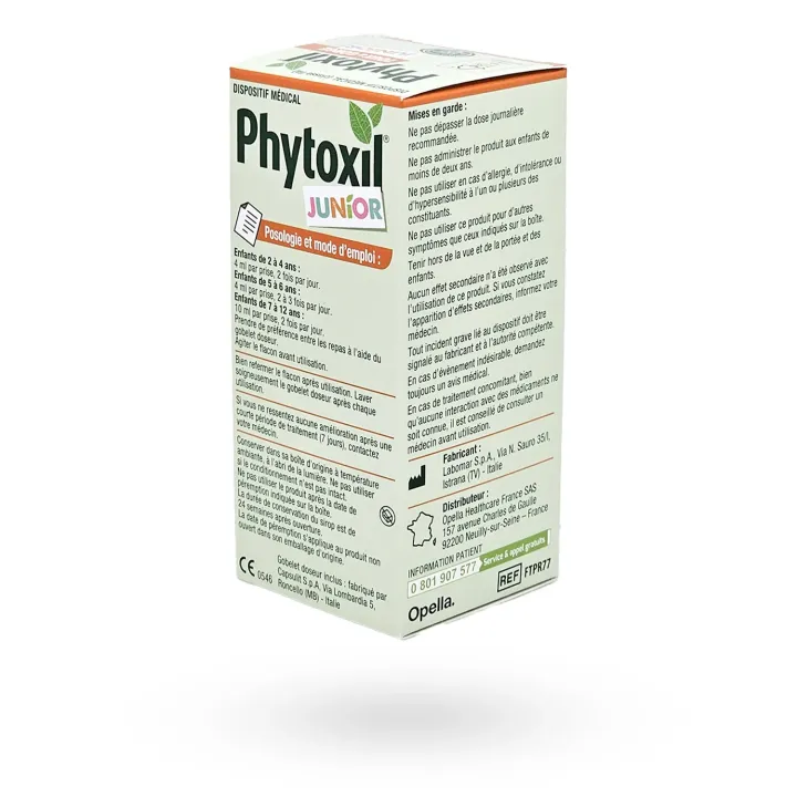 Phytoxil Junior sirop toux & gorge irritée enfant dès 2 ans | Pharmacie en ligne
