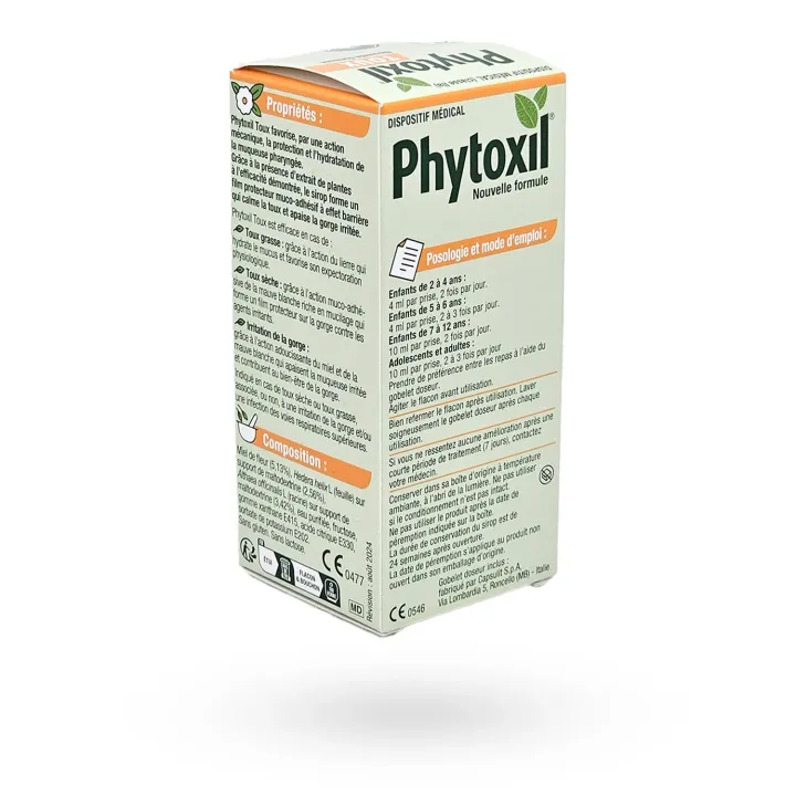Phytoxil Toux sèche & grasse sirop 100 ml | Sirop toux enfant et adulte – Pharmacie en ligne
