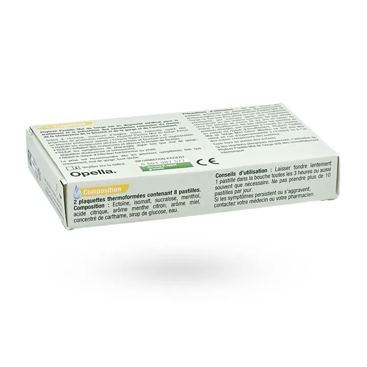 Phytoxil Mal de gorge miel citron menthe sans sucre 16 pastilles | Pharmacie en ligne