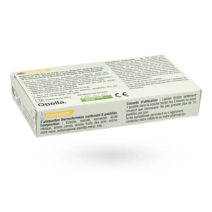 Phytoxil Mal de gorge fruits rouges sans sucre 16 pastilles | Pharmacie en ligne
