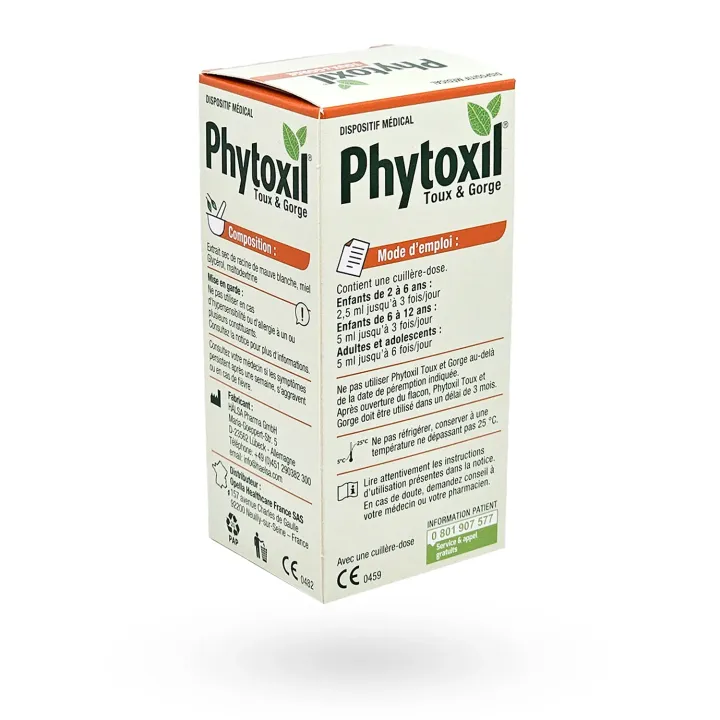 Phytoxil Toux & Gorge irritée sirop 100 ml | Toux sèche enfant et adulte – Pharmacie en ligne