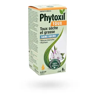 Phytoxil Toux sèche & grasse sans sucre sirop 100 ml