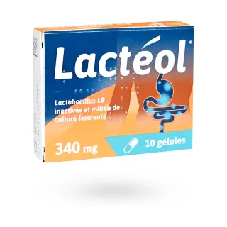 Lactéol 340 mg 10 gélules